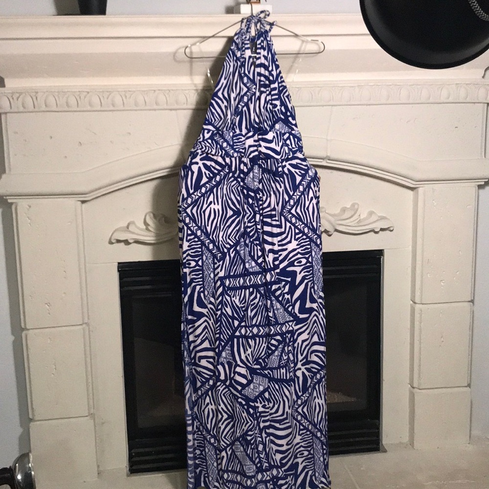 Long Blue Dress